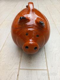 Tegame maialino in terracotta