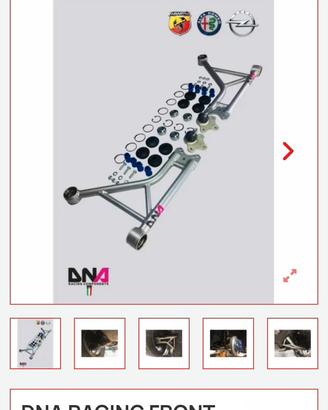 KIT BRACCI SOSPENSIONE ANTERIORE DNA RACING