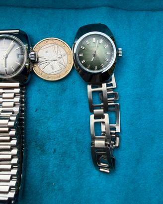 Lotto 2 orologi nuovi anni 70