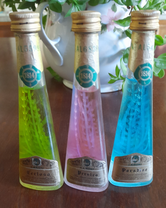 Bottiglie miniature Casoni liquori cristallizzati