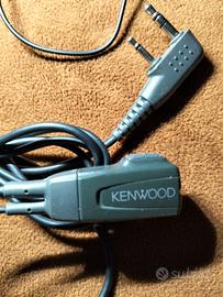 MICROFONO A CLIP CON AURICOLARE ORIGINALE KENWOOD