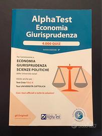 AlphaTest Economia Giurisprudenza 4000 QUIZ