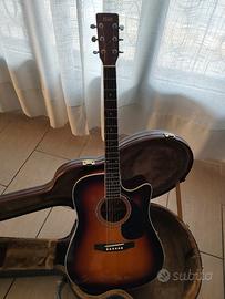 Chitarra Acustica amplificata ASAHI anni 90 