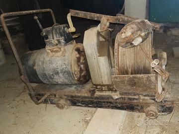 Paranco elettrico montacarichi con impalcature