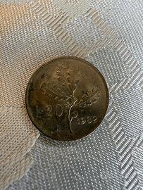 Moneta da 20 lire da collezione