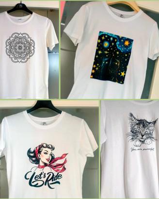 Lotto T-shirt Donna Taglia M  stampe varie 