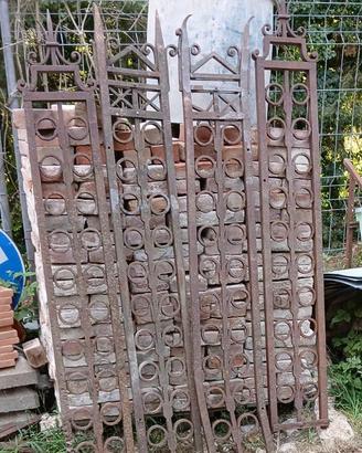 Cancello ferro battuto 4 elementi