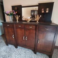 Credenza con specchio anni '40/'50