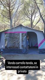 Carrello tenda raclet