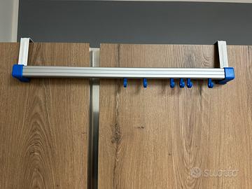 Attaccapanni per porta in alluminio