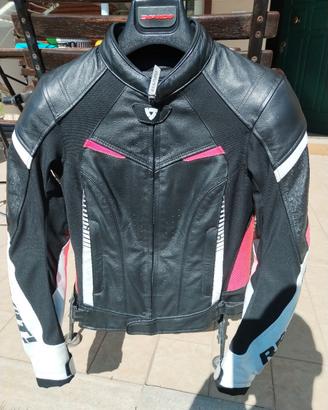 Giubbotto Moto da Donna in Pelle Rev'it XENA 2