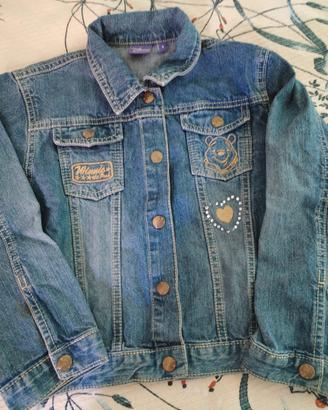 giubbino disney in jeans tg. 6