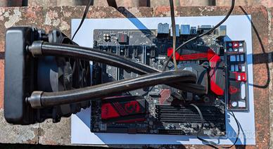 Blocco Motherboard MSI Z170A Gaming M5 + CPU Intel