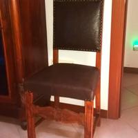 A Lecco coppia di Sedie dei primi del 900