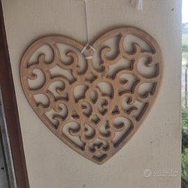 cuore in legno