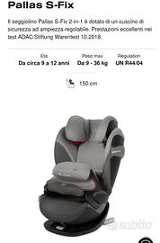 Cybex PALLAS S Fix da 09 a 12 anni