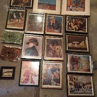 Quadro stampa picasso van gogh manet chagall renoi