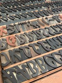 Caratteri tipografici in legno