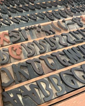Caratteri tipografici in legno