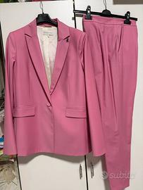 Patrizia Pepe tailleur pantaloni rosa taglia 42