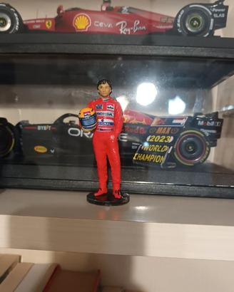 figurino Ayrton  Senna 1\18 Meclaren