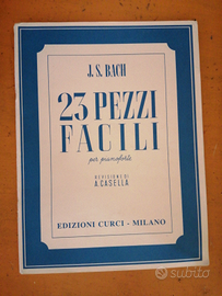 23 pezzi facili per pianoforte, Bach