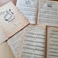 Raccolta spartiti musicali vintage 
