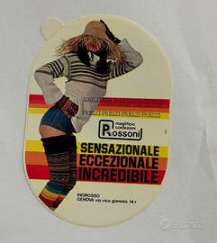 ADESIVO ABBIGLIAMENTO MAGLIERIA GENOVA STICKER VIN