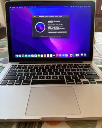 MacBook Pro retina Early 2015 perfetto