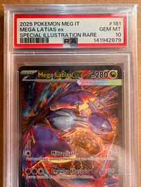 Carta Pokémon Mega Latias ex 181/132 PSA 10 ITA