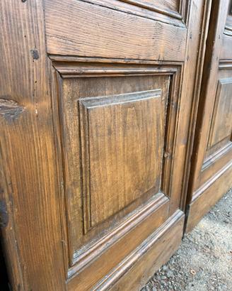 Ante di legno massiccio del 1800 lavorate a mano