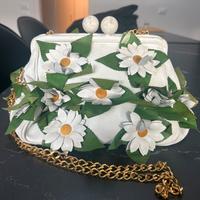 Borsa Moschino vintage fiori pelle