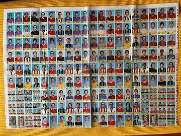 Calcio figurine Panini 1971/72 foglio da 180