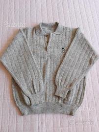 Maglione invernale grigio