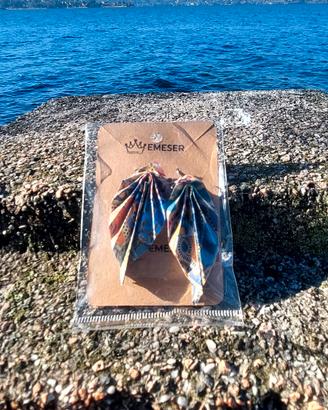 Orecchini fatti a mano come  di Natale.