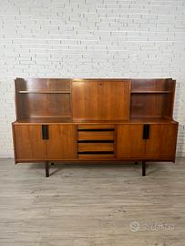 Highboard stile scandinavo anni '60 in Teak