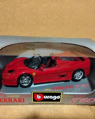 Ferrari F50 Bburago 1/18 nuova con scatola