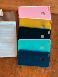 Set 5 cover Huawei P10 lite + 1 proteggi schermo