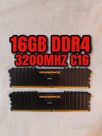 16gb RAM ddr4 3200mhz cl16 Corsair vengeance lpx 