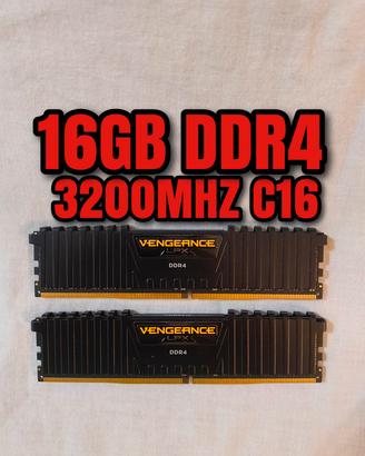 16gb RAM ddr4 3200mhz cl16 Corsair vengeance lpx 