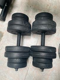 Panca + Manubri + Dischi