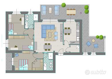TIVOLI- Quadrilocale- con POSTO AUTO