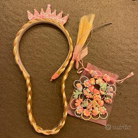 Cerchietto principessa + set elastici