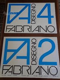 Fogli da disegno Fabriano F2 e F4