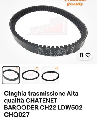 Cinghia variatore Chatenet ch 22
