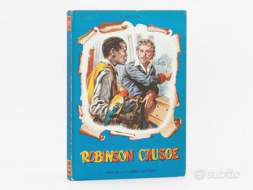 Libro Robinson Crusoe - Fabbri Editori 1955