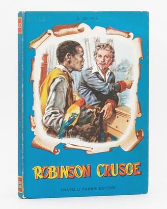 Libro Robinson Crusoe - Fabbri Editori 1955