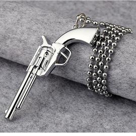 Collana pistola Revolver Clint Eastwood