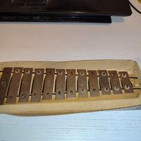 Xilofono giocattolo con scatola metallo legno