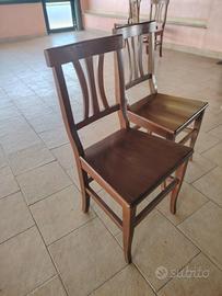 Sedia in massello di faggio